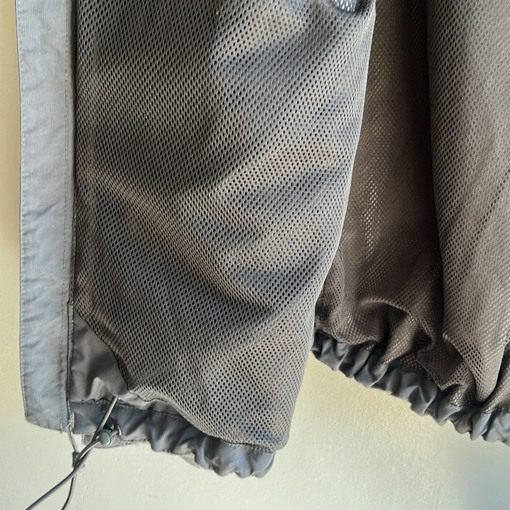 The North Face Grey and Dark Grey Windbreaker Jacket